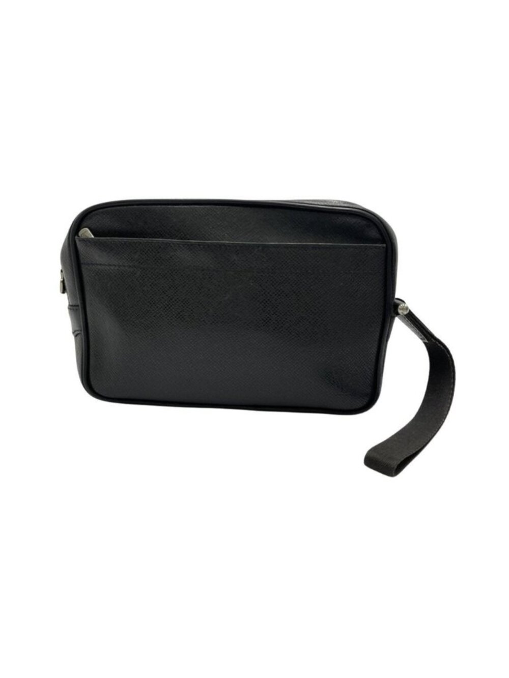 Louis Vuitton Clutch Karga Ardoise Taiga Second Silver